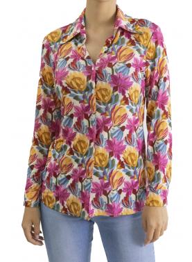 Camicia fantasia in viscosa  "Fanny"